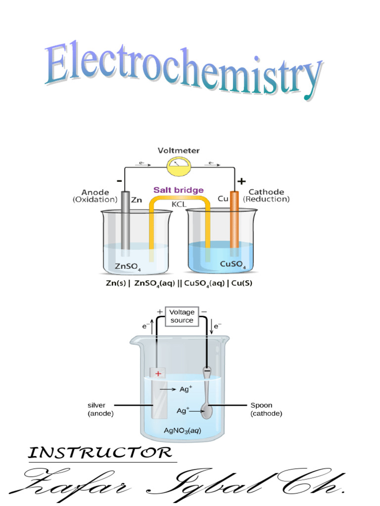 Electrolysis and Electrode Potentials | PDF | Redox | Electrochemistry