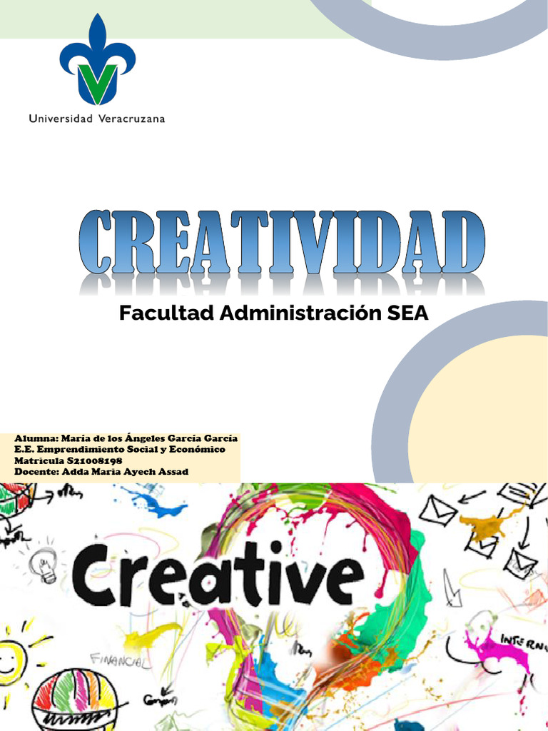 Actividad Creatividad | PDF