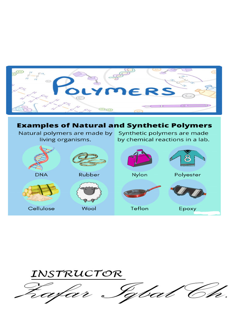 Chemistry Notes on Polymerisation Techniques | PDF | Polyester | Hydrolysis