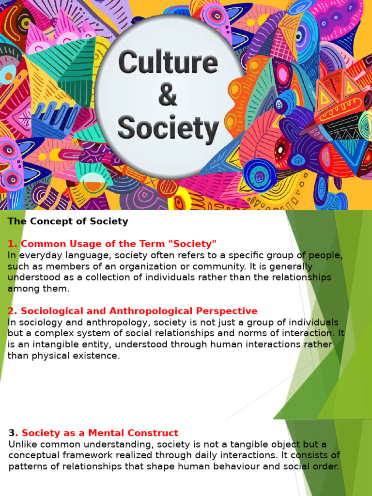 Understanding the Concept of Society | PDF | Society | Sociology