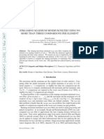 Daniel Lemire, Streaming Maximum-Minimum Filter Using No More than Three Comparisons per Element. Nordic Journal of Computing, 13 (4), pages 328-339, 2006. 