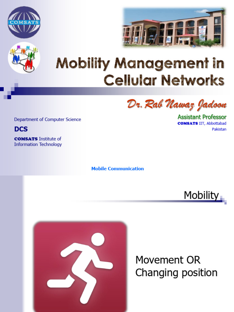 Mobility Management in Cellular Networks | PDF | Cellular Network ...