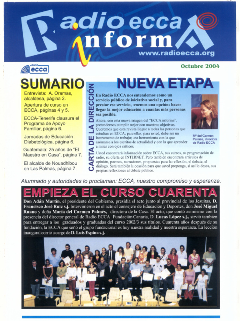 ECCA Informa - Octubre 2004 | PDF
