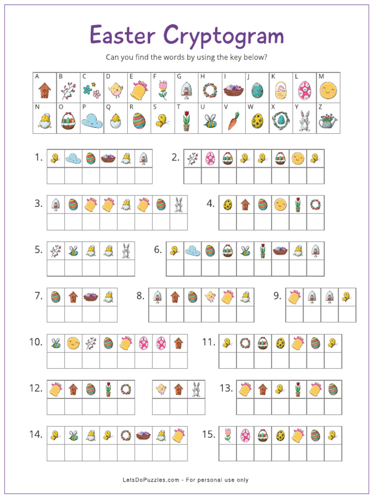 Easter Cryptogram | PDF