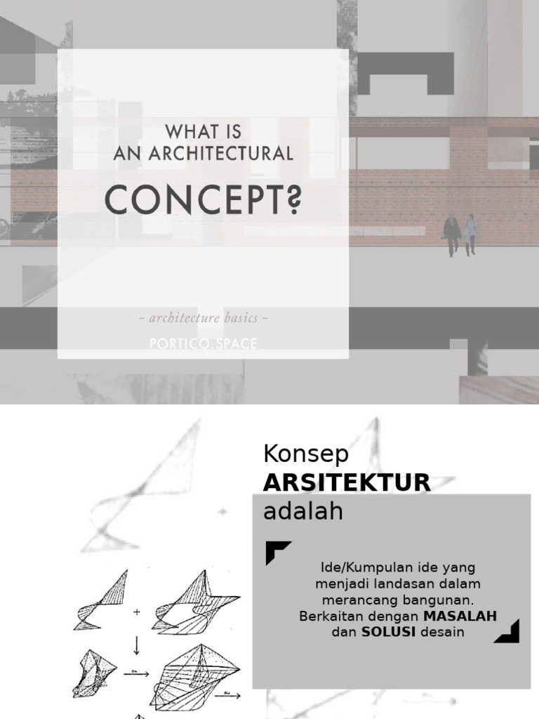 Konsep Arsitektur dan Proses Desain | PDF