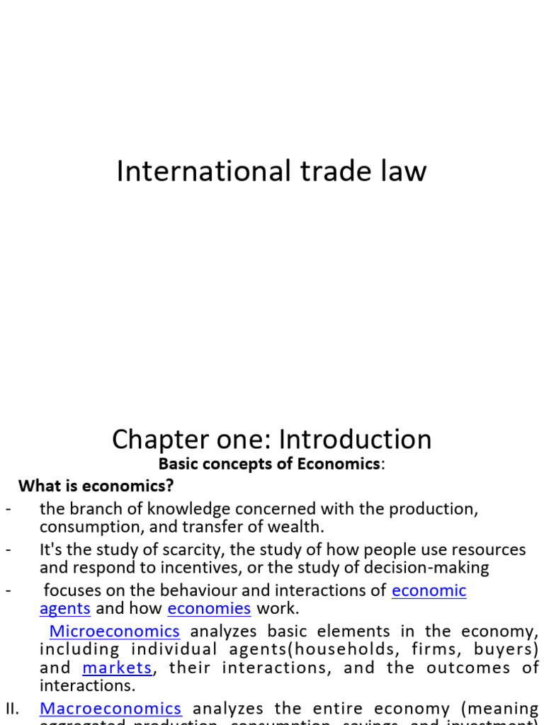 Understanding International Trade Law | PDF | World Trade Organization ...