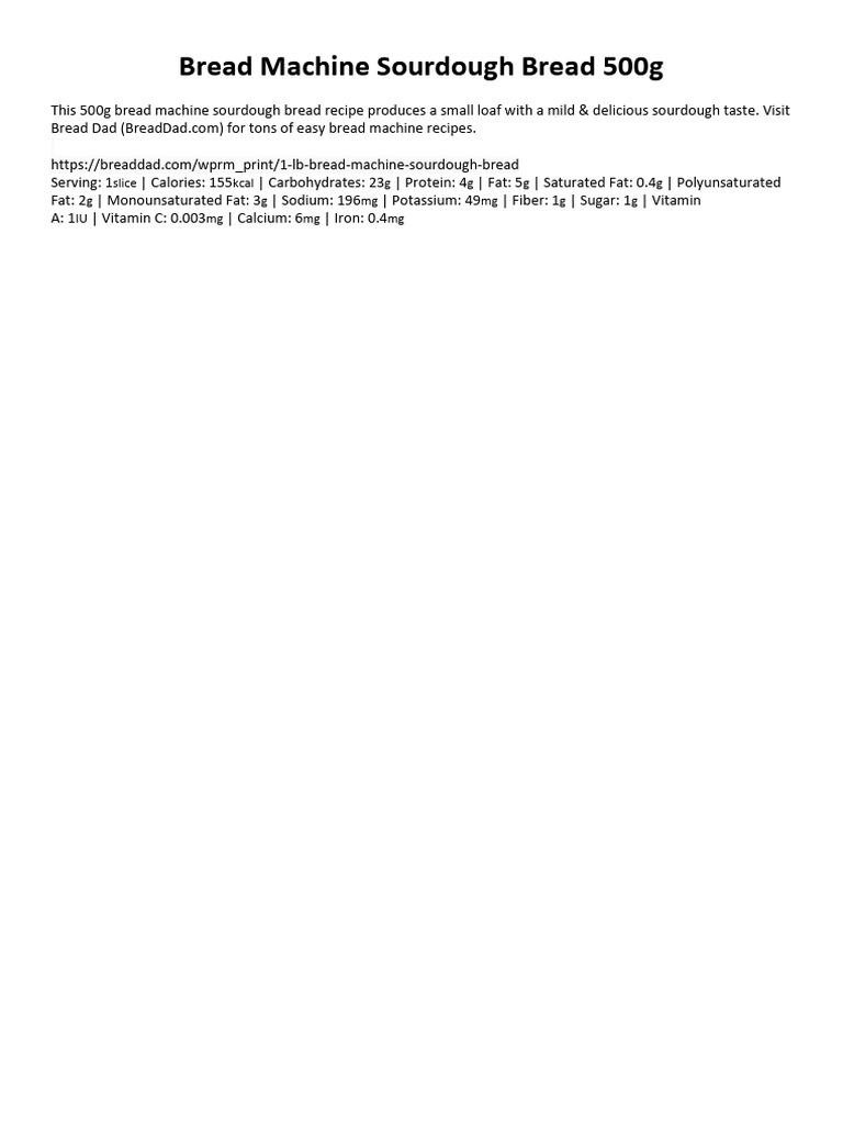 Bread 2 | PDF