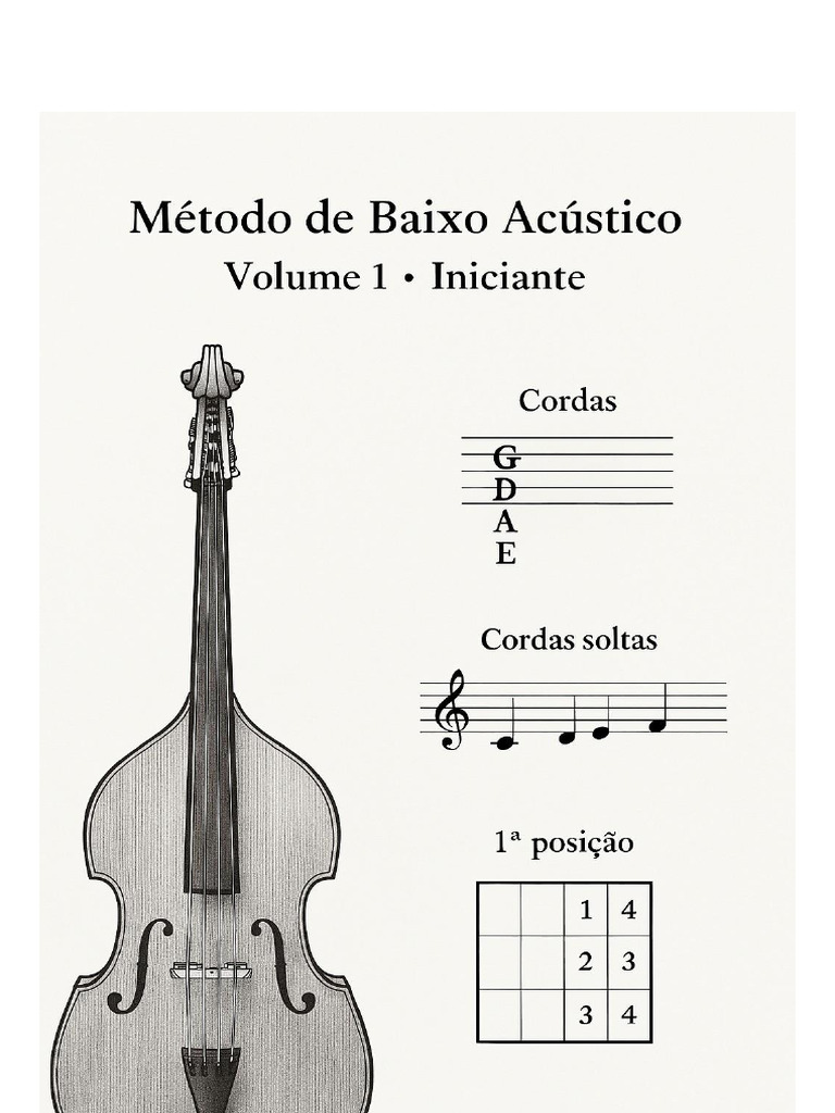 Guia Completo para Tocar Baixo Acústico | PDF