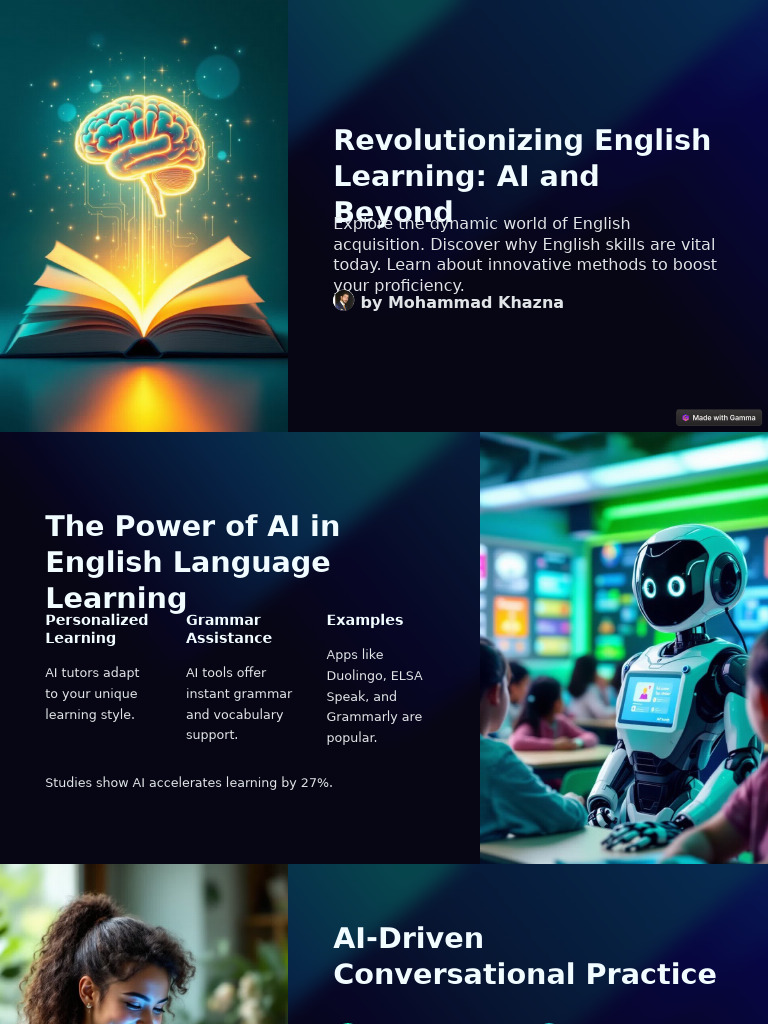Revolutionizing English Learning AI and Beyond | PDF | Fluency ...