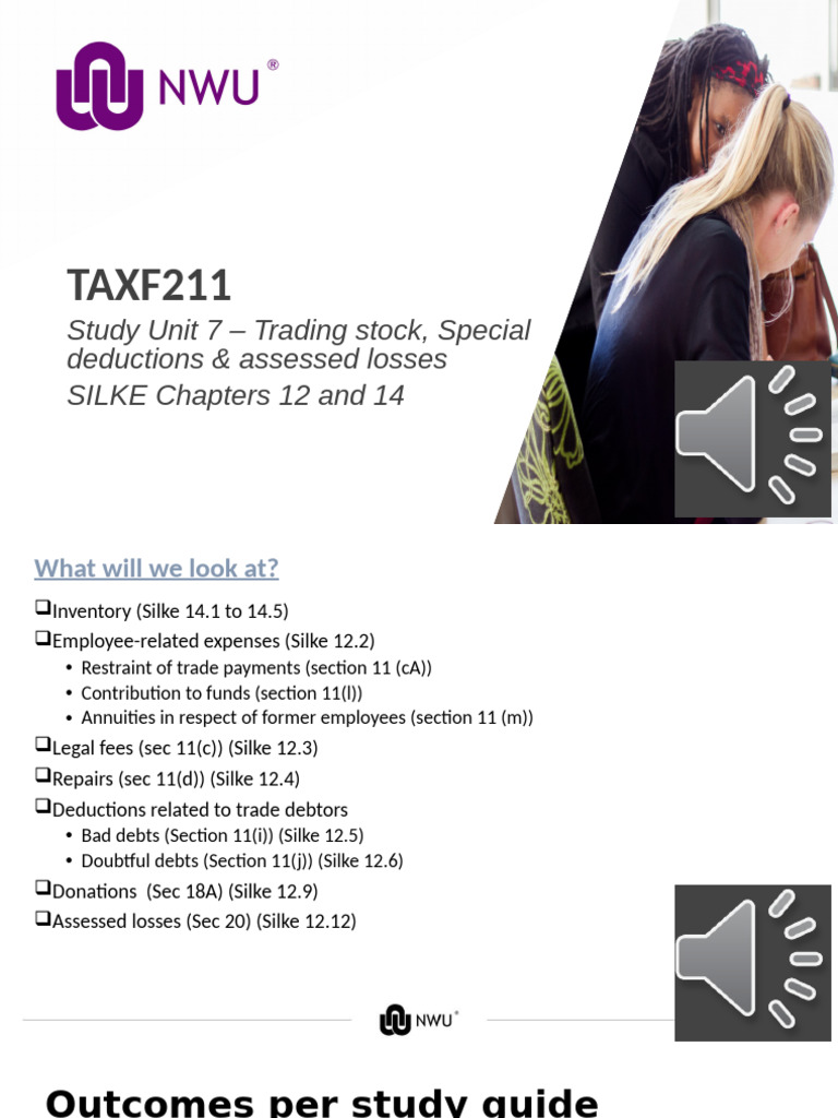 Study+Unit+7+Trading+Stock,+Special+Deductions+and+Asessed+Losses+2025 ...