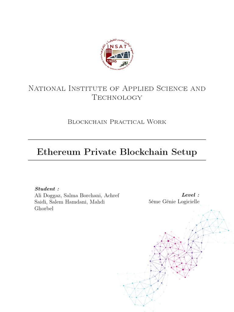 Ethereum Private Blockchain Setup Guide | PDF | Computing Platforms ...