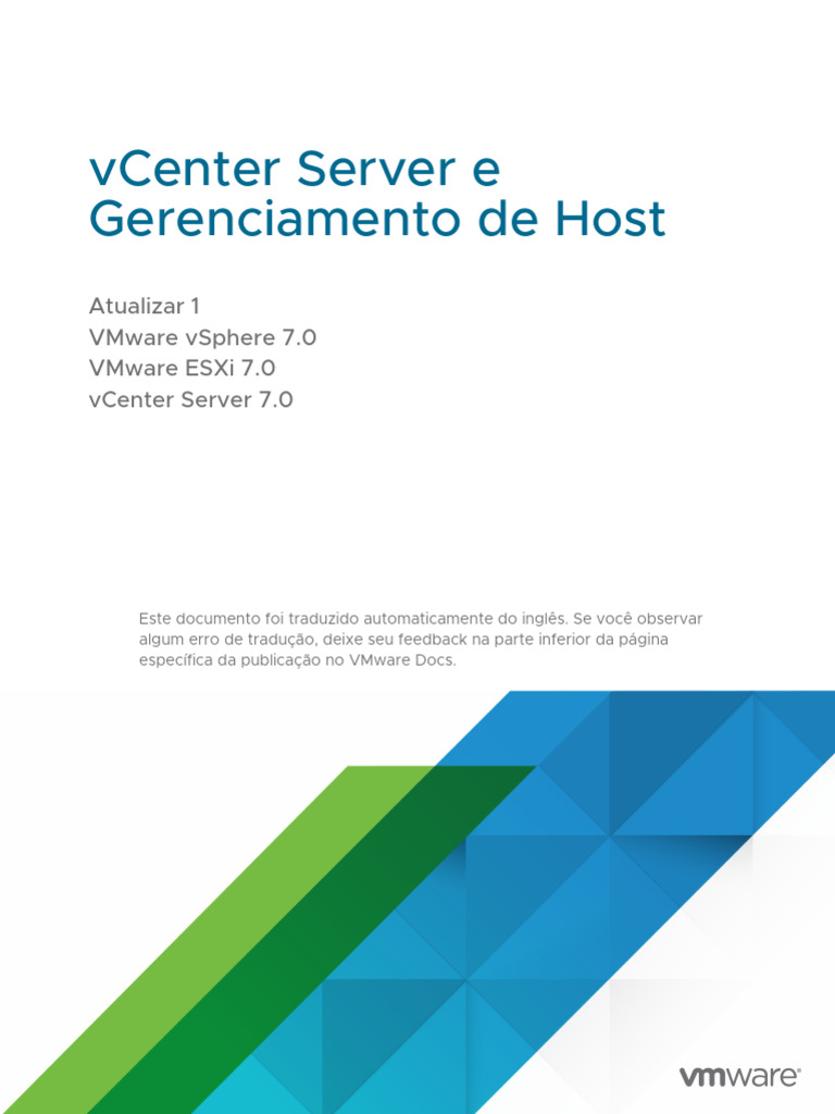 Vsphere Esxi Vcenter Server 701 Host Management Guide | PDF ...