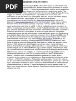 Como Escolher Um Bom Violino