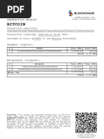 Bitcoin Transaction Receipt Details | PDF