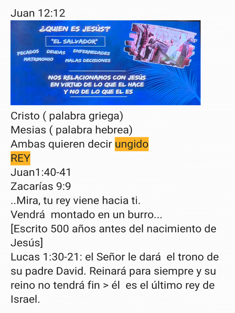 Jesús Es El Rey - 250413 - 202323 | PDF