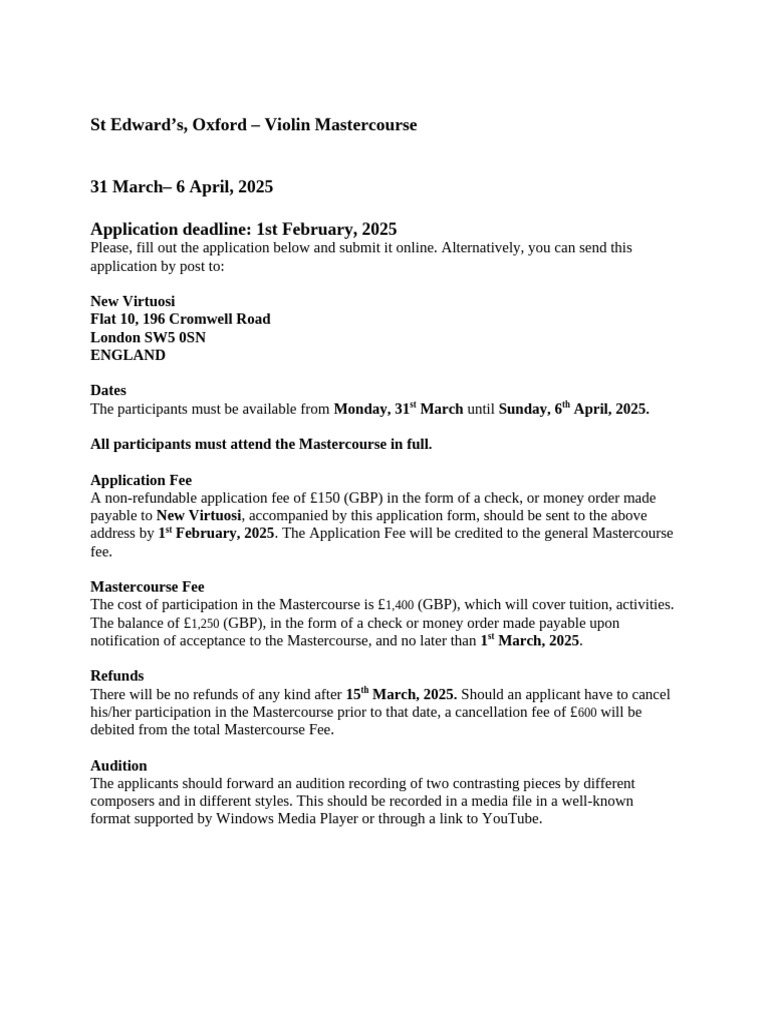 St+Edward's+Application+2025 | PDF