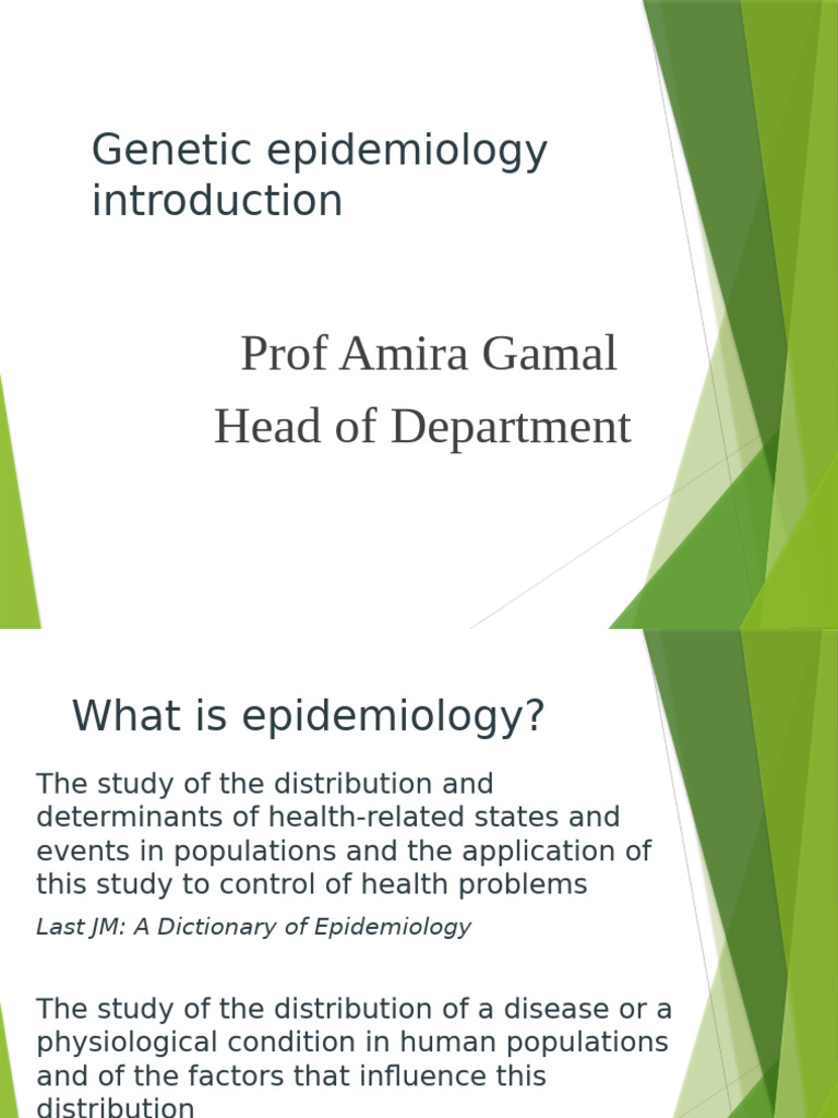 Introduction To Genetic Epidemiology Amira2024 | PDF | Genotype | Genetics