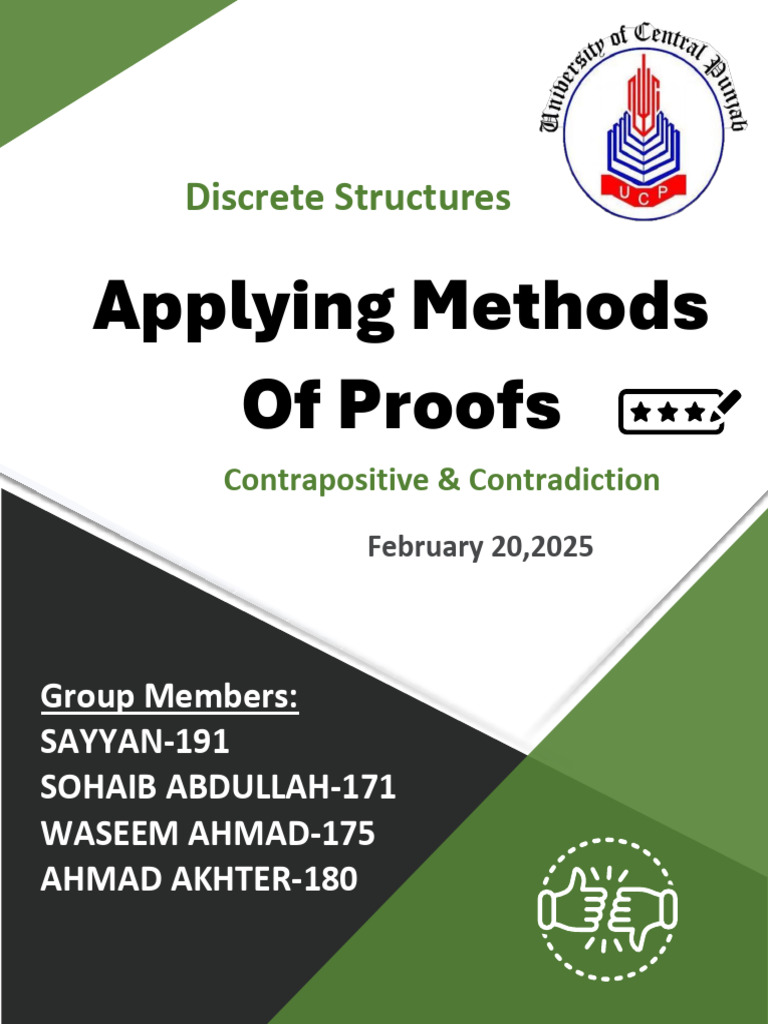 Sayans Project: Proof Methods Overview | PDF