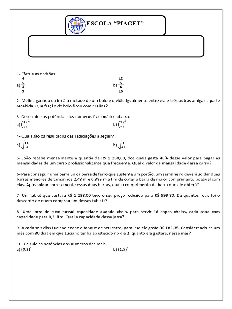 Metade de 36: Problemas Matemáticos | PDF