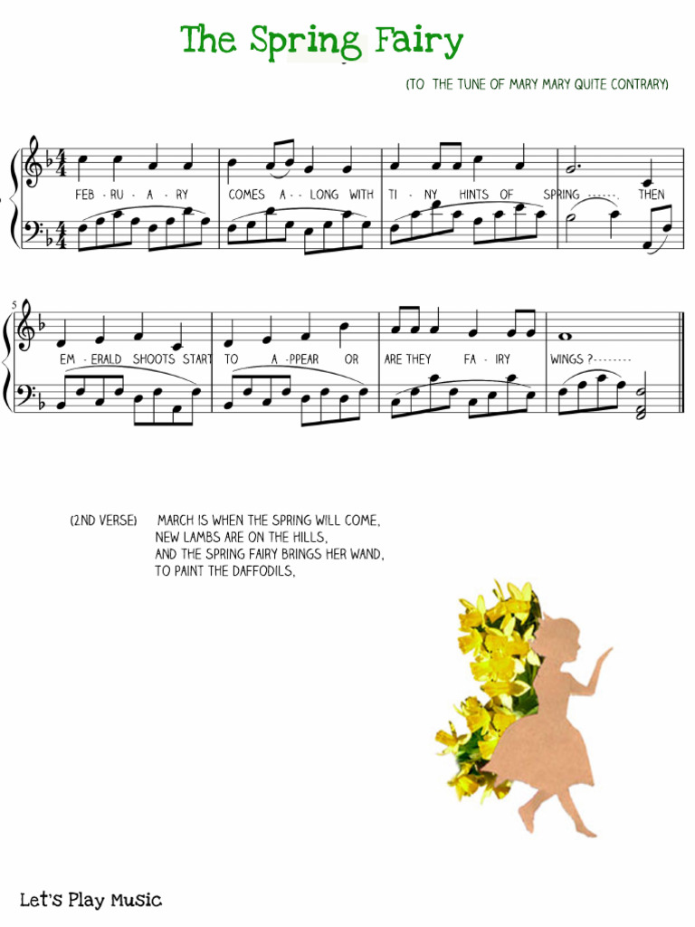 Spring Fairy Song Lyrics | PDF