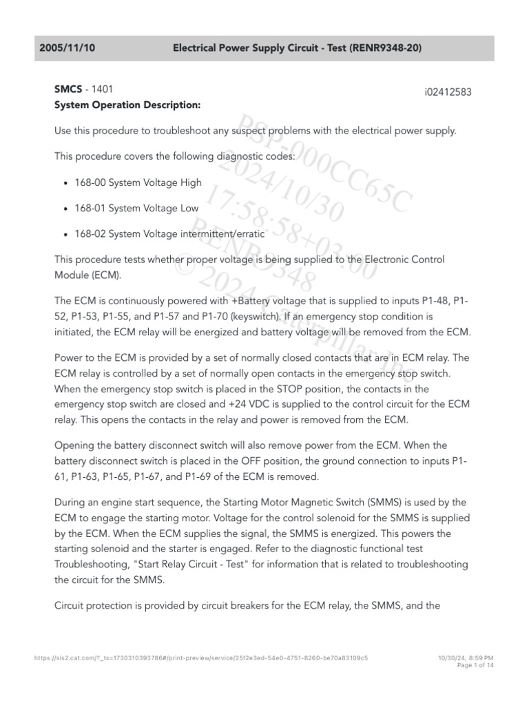 Electrical Power Supply Troubleshooting | PDF | Relay | Electrical ...