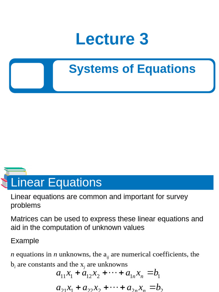 Solving Linear Equations with Matrices | PDF | Matrix (Mathematics ...