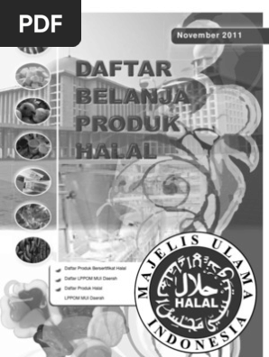 Daftar Produk Halal 2011