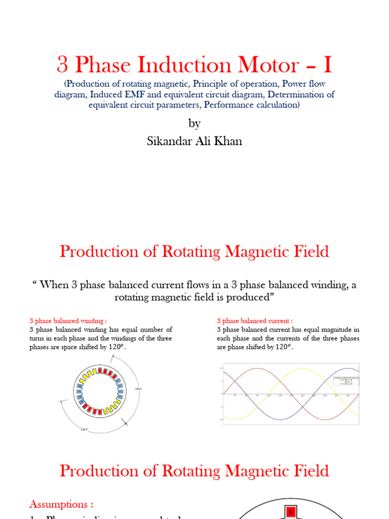 3-Phase Induction Motor Overview | PDF | Electric Motor ...
