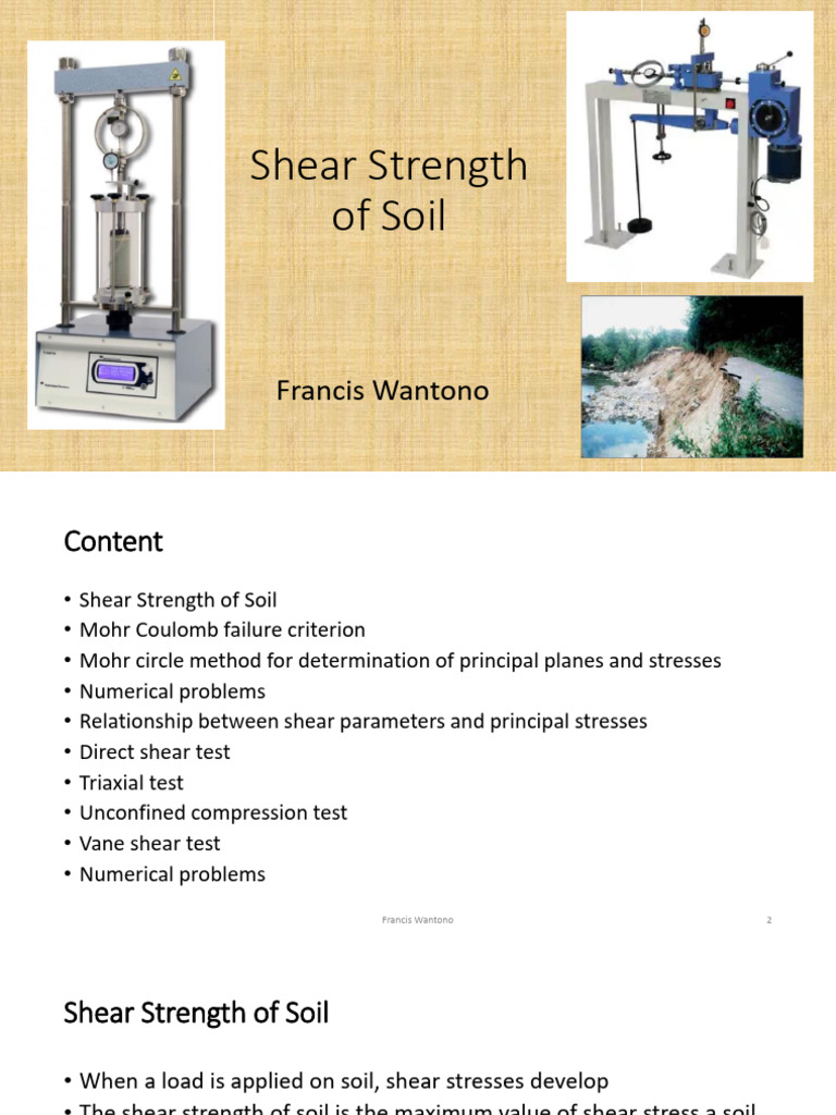 Shear Strength of Soil Analysis | PDF | Strength Of Materials ...
