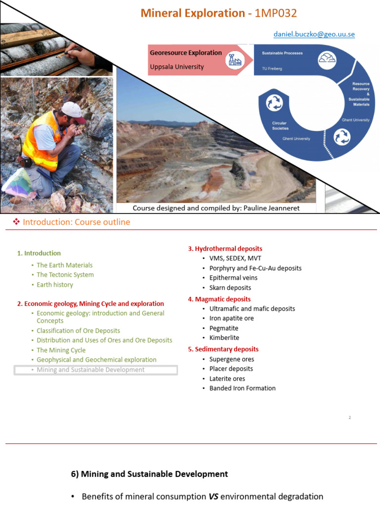 Lecture 6.1 + Self-Study - Mining and Sustainable Development | PDF ...