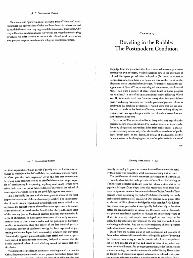 McClary, Reveling in Rubble | PDF