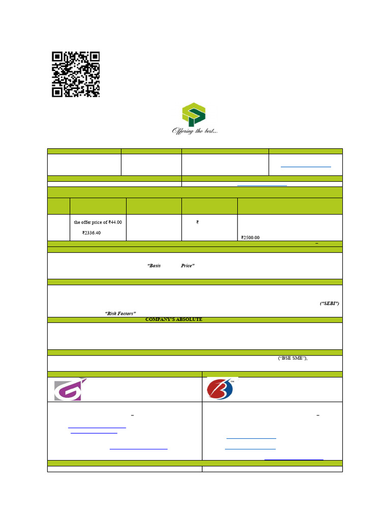 Propectus SPPL | PDF | Investing | Securities (Finance)