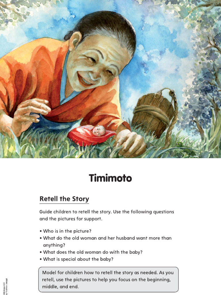 Retelling Cards. Timimoto | PDF