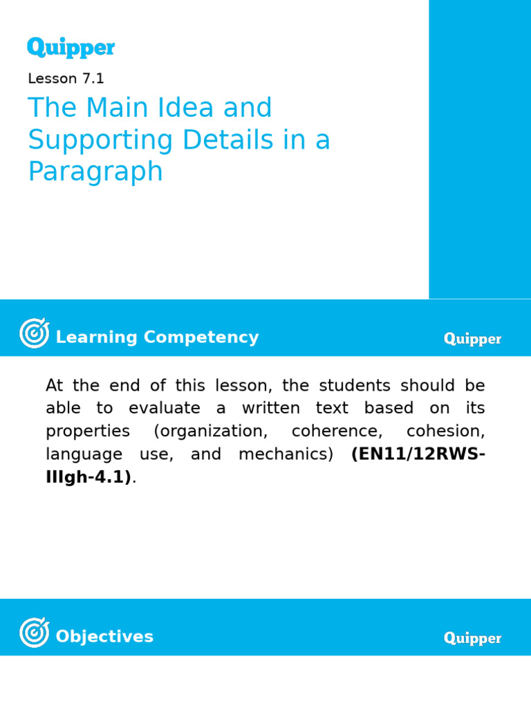 Analyzing Paragraph Structure and Cohesion | PDF | Team Building | Learning