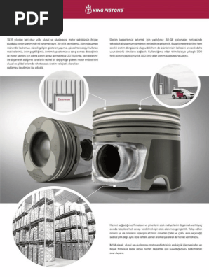 King Piston Katalog | PDF | Motor Vehicle Manufacturers