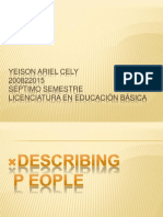 Yeison Ariel Cely 200822015 Septimo Semestre Licenciatura en Educación Básica