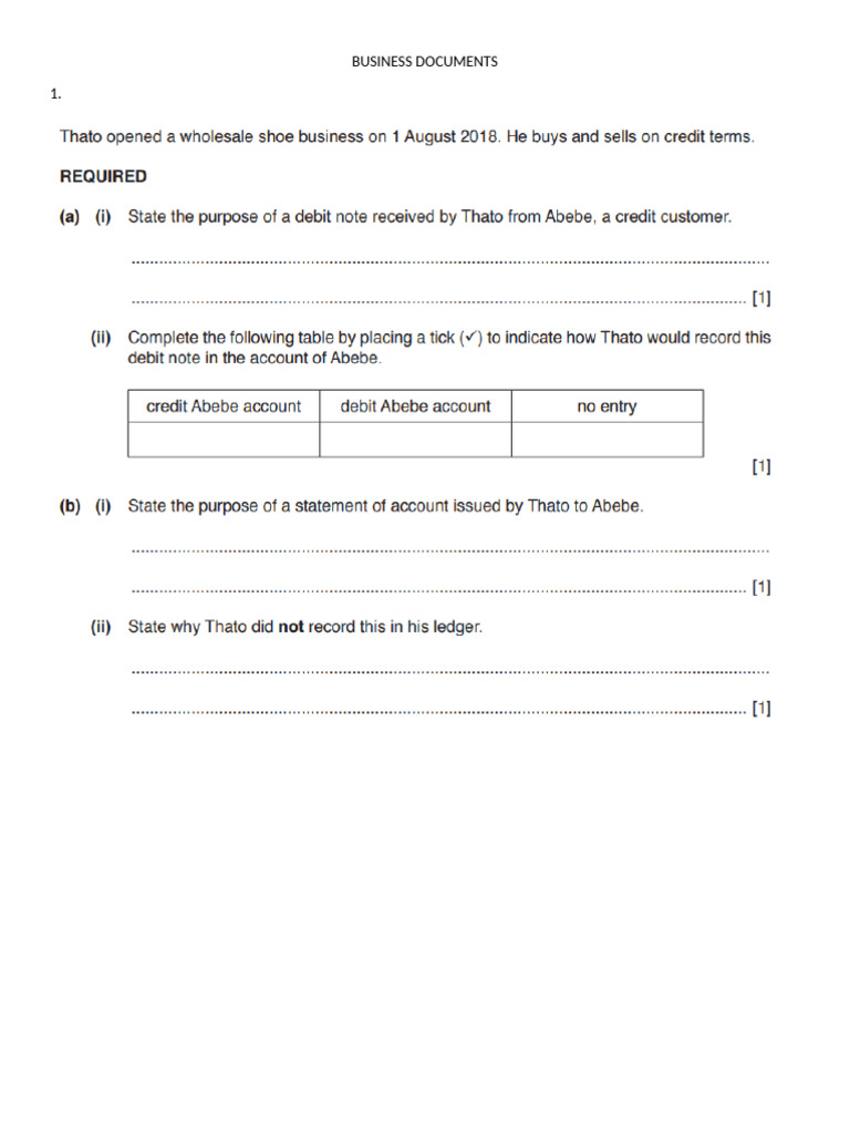 CH 6 BUSINESS DOCUMENTS WSDASDASDASD | PDF