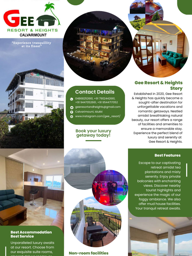 Luxury Getaways at Gee Resort & Heights | PDF | Resort | Hospitality ...
