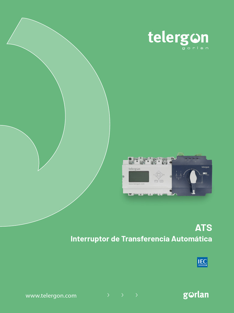 Interruptores de Transferencia Automática ATS | PDF | Cambiar ...