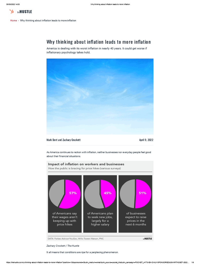 Why Thinking About Inflation Leads To More Inflation | PDF | Inflation ...