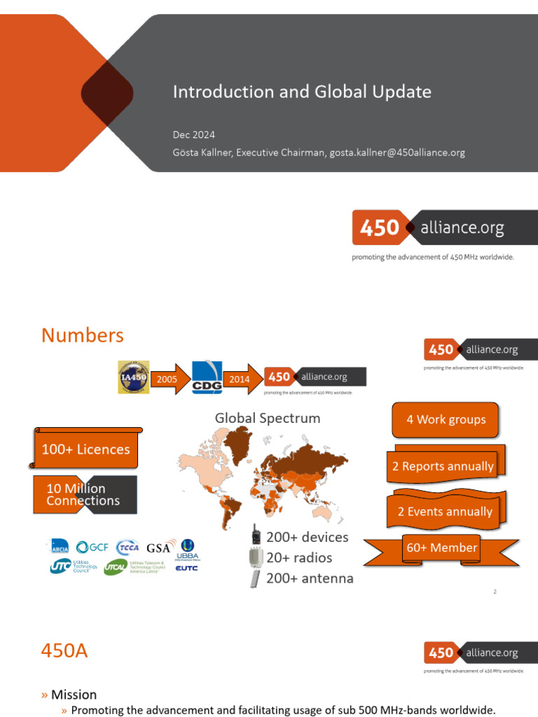 Global Update on Sub 500 MHz Spectrum | PDF | Radio Spectrum | Lte ...