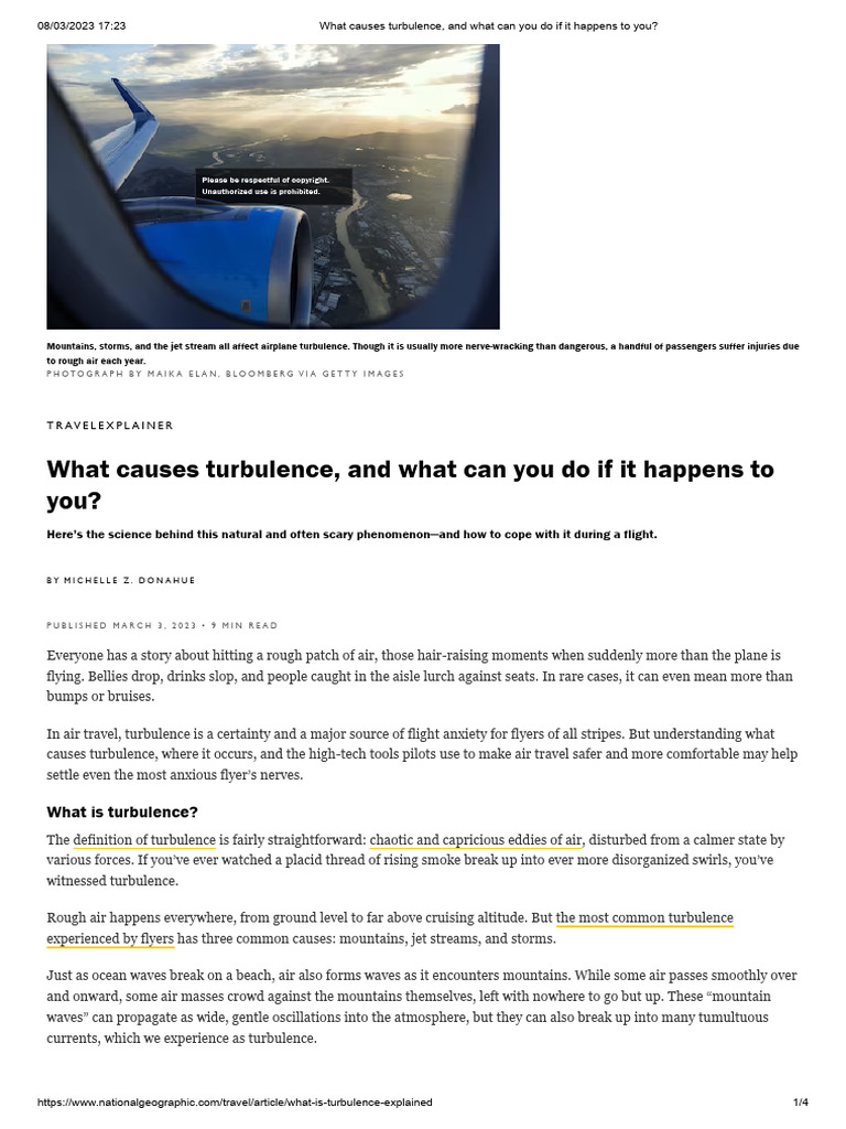 Image Result For What Causes Turbulence And What Can You Do If It Happens To You