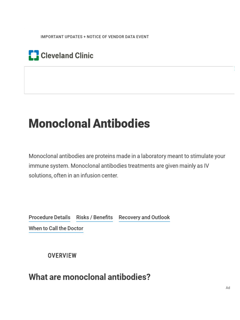 Understanding Monoclonal Antibodies | PDF | Antibody | Monoclonal Antibody