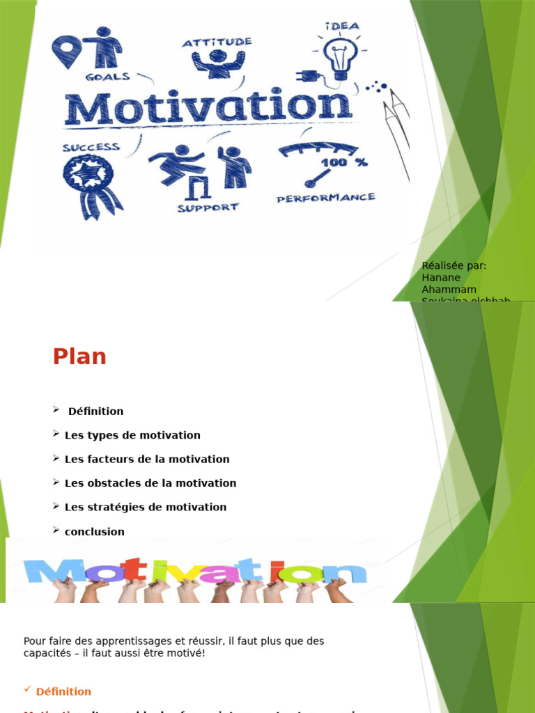 Stratégies et facteurs de motivation scolaire | PDF | Motivation | Motivant