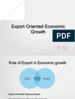 Export Oriented Economic Growth