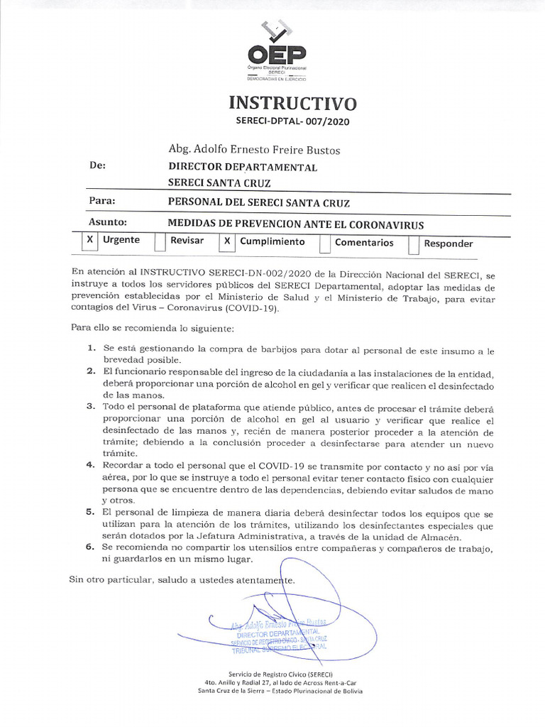 Medidas de Prevencion Ante El Coronavirus | PDF