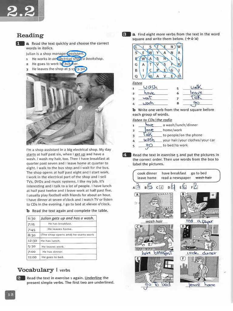 Daily Routine of Melanie and Her Family | PDF | Meal | Eating Behaviors ...