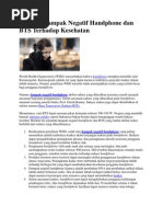 Download Sepuluh Dampak Negatif Handphone Dan BTS Terhadap Kesehatan by Arisamala Naiwana SN85434955 doc pdf