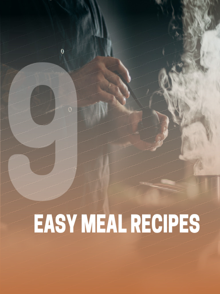 RJF Cookbook: Easy Meal Recipes | PDF | Pasta | Butter