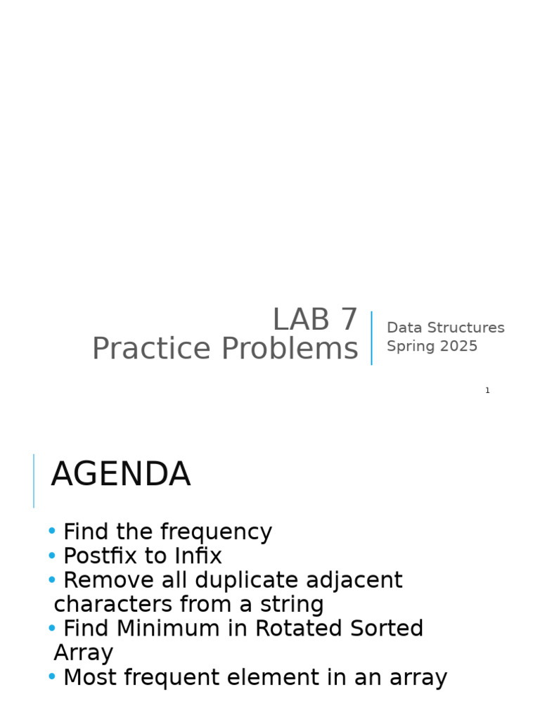 Data Structures Practice Problems | PDF | Software Engineering ...